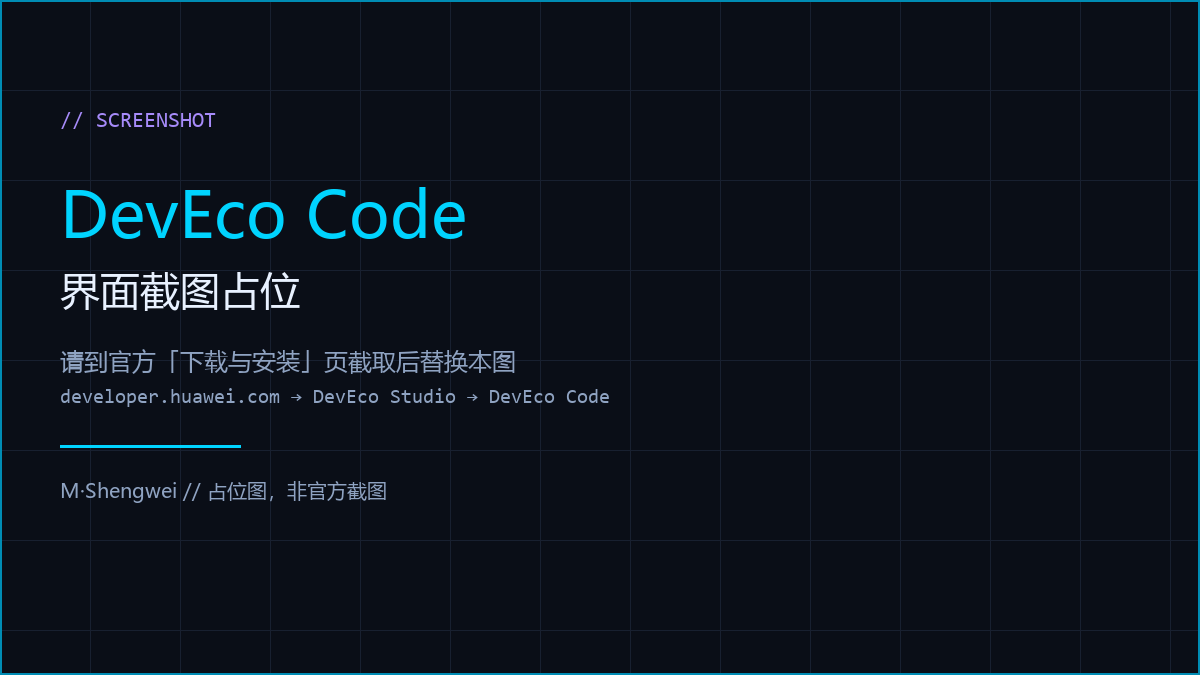 DevEco Code 界面